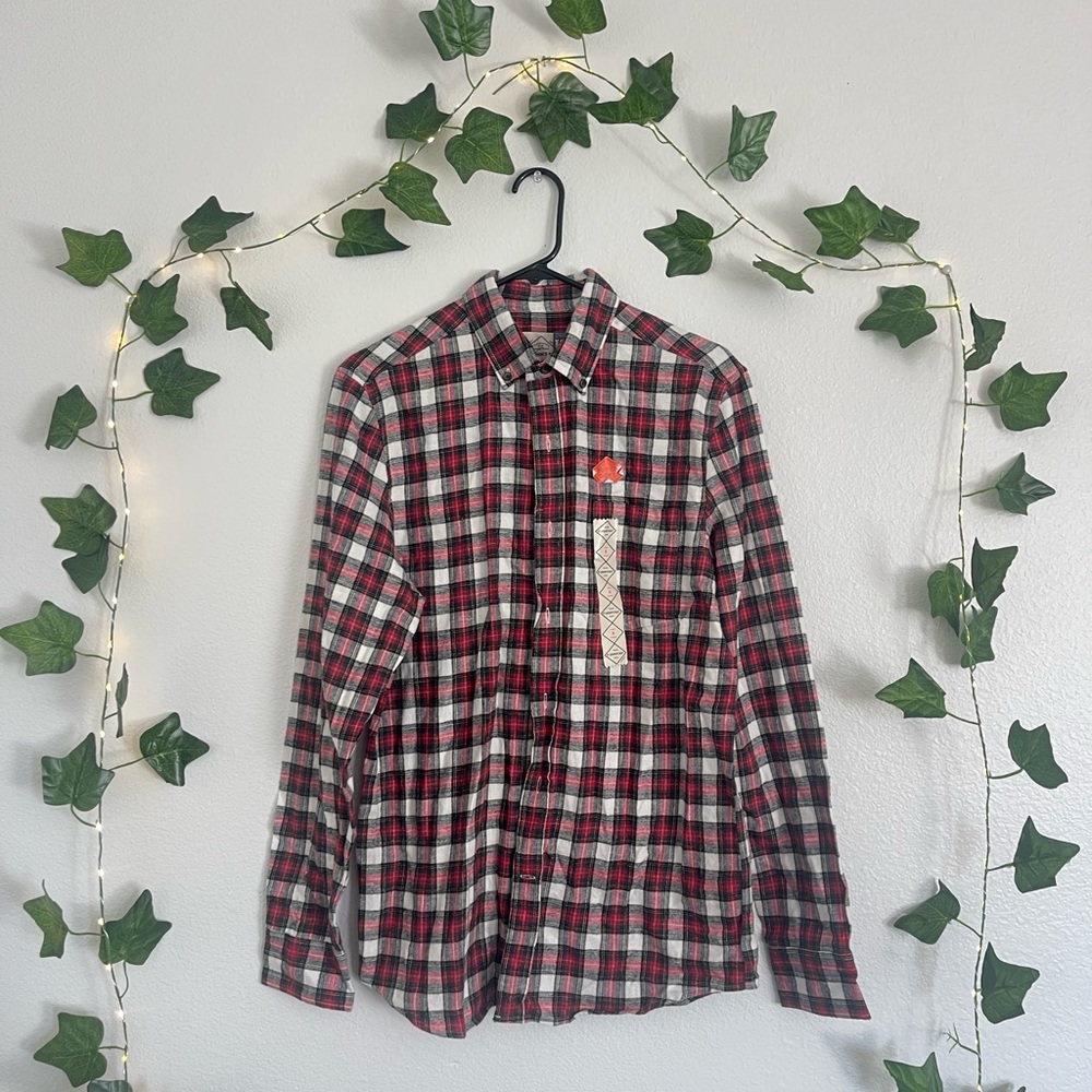 Mens St. John's Bay Long Sleeve Flannel Shirt